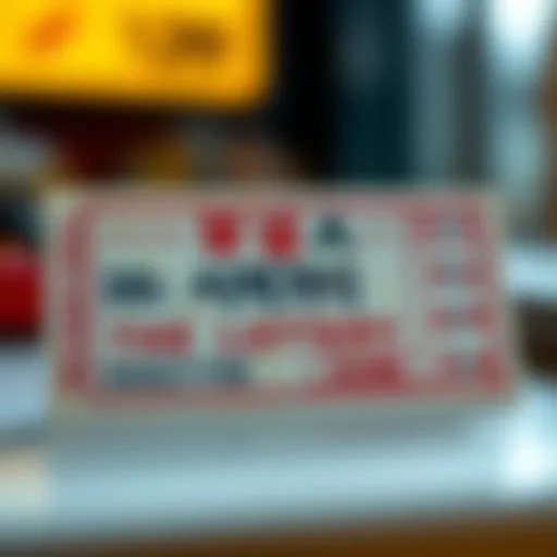 Historic lottery ticket showcasing the evolution of lottery games