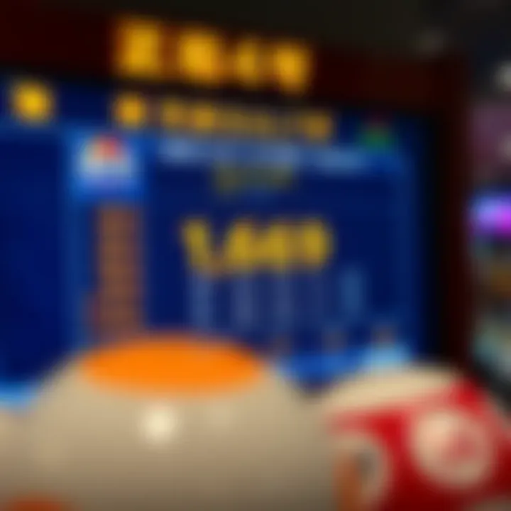 Recent Lottery Results Overview Latest lottery results displayed on a digital screen