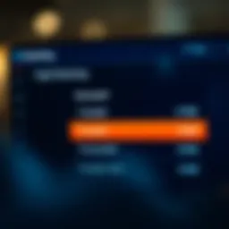 Digital banking interface showing account transfer options