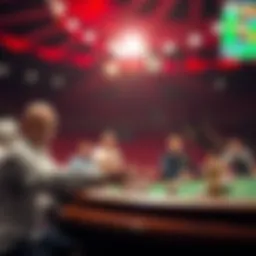 Illustration showcasing betting strategies