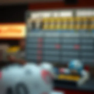 Visual representation of lottery statistics and odds