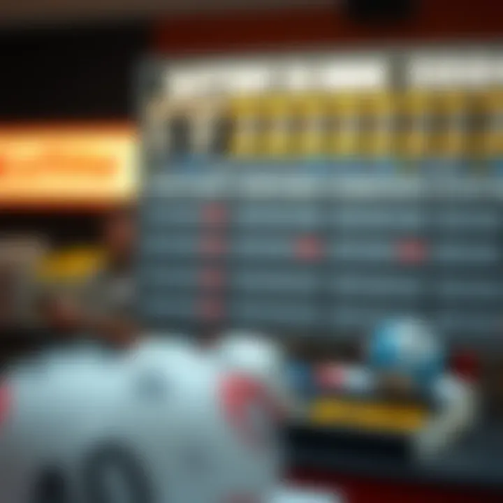 Visual representation of lottery statistics and odds