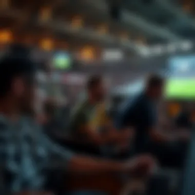 A vibrant online chat community during a football match