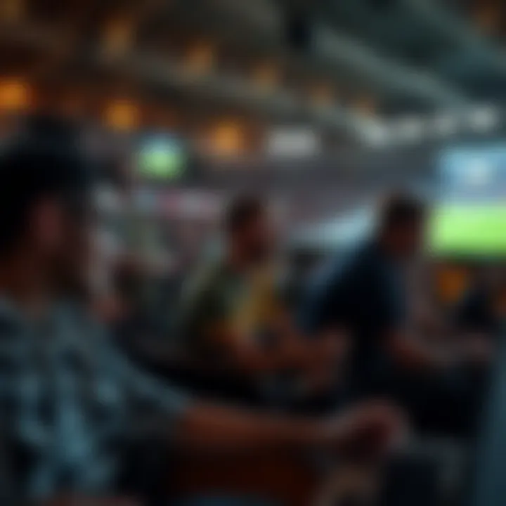 A vibrant online chat community during a football match