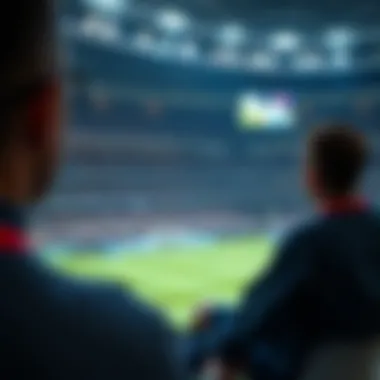 Visualization of data trends in sports streaming