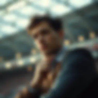 A thoughtful individual contemplating financial decisions