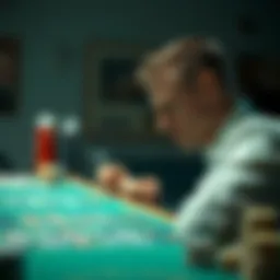 An abstract representation of gambling addiction tests