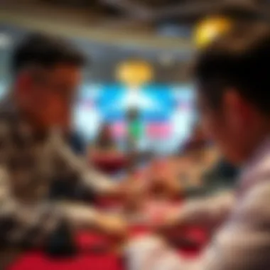 Gambling's Societal Impact Visual illustrating the impact of gambling on society