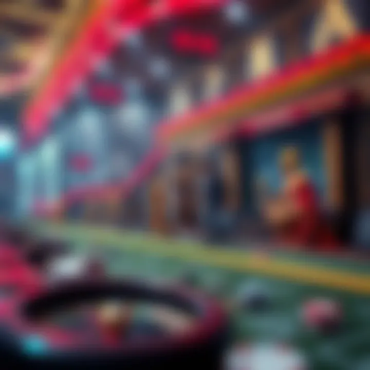 An infographic illustrating the history of gambling from ancient times to modern day.