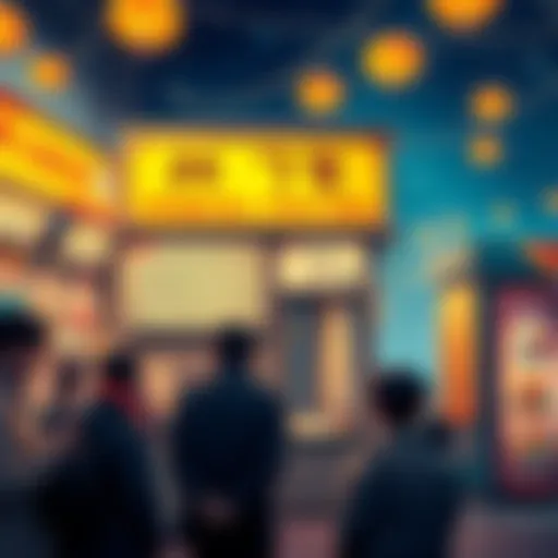 A vibrant illustration capturing the essence of Korean lottery history