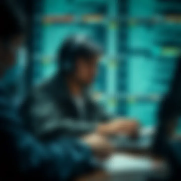 Visual representation of legal consequences for illegal online activities