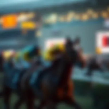 Analysis of live horse racing features