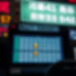 Visual representation of lottery statistics and winning number patterns