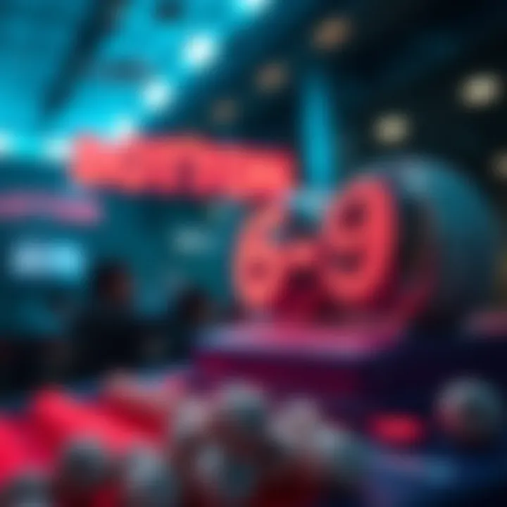 Visualizing the application of random number generators in lottery systems