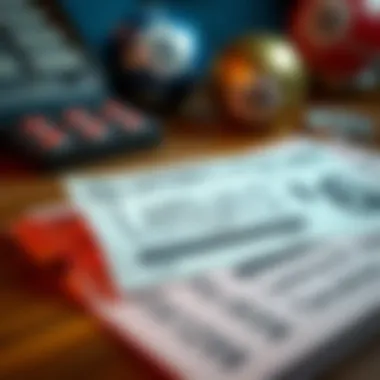 Lottery Ticket and Betting Slips Illustration Illustration of lottery ticket and betting slips