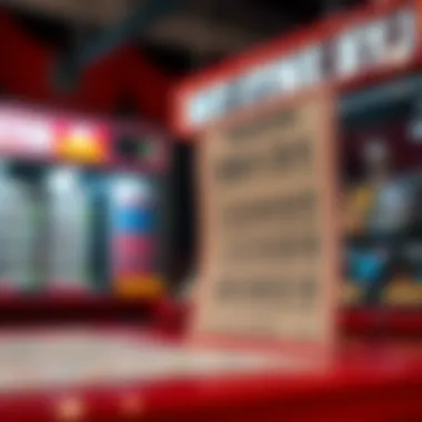 Visual representation of lottery ticket selection