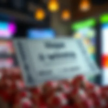 A representation of a lottery ticket symbolizing hope and dreams