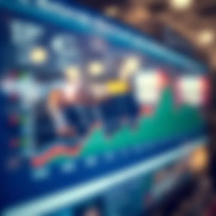 Graph showing trends in lottery results