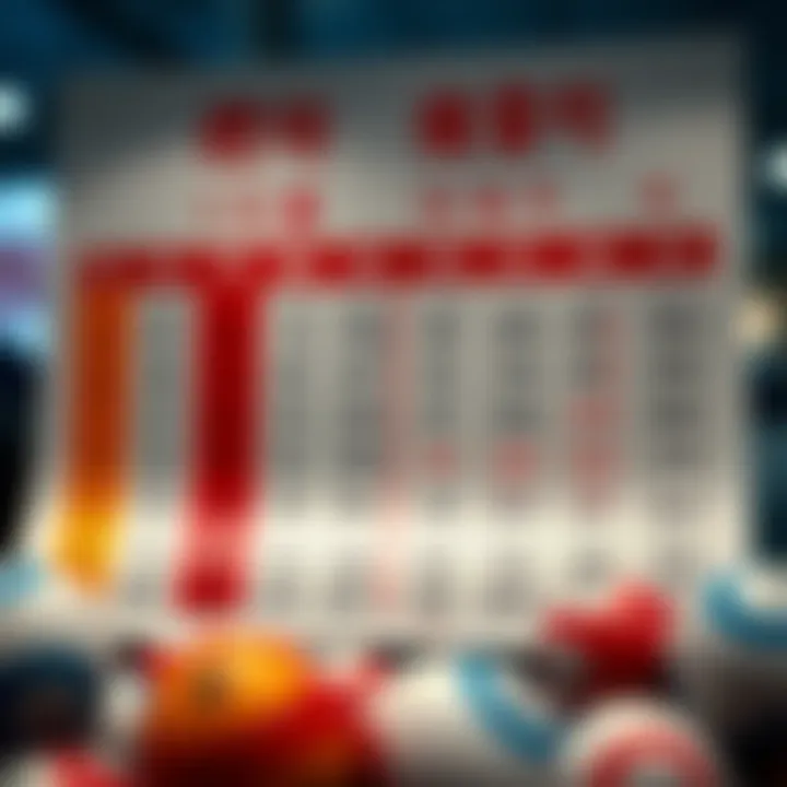 Comparative Analysis of Past Winning Numbers Comparison chart of past lottery winning numbers