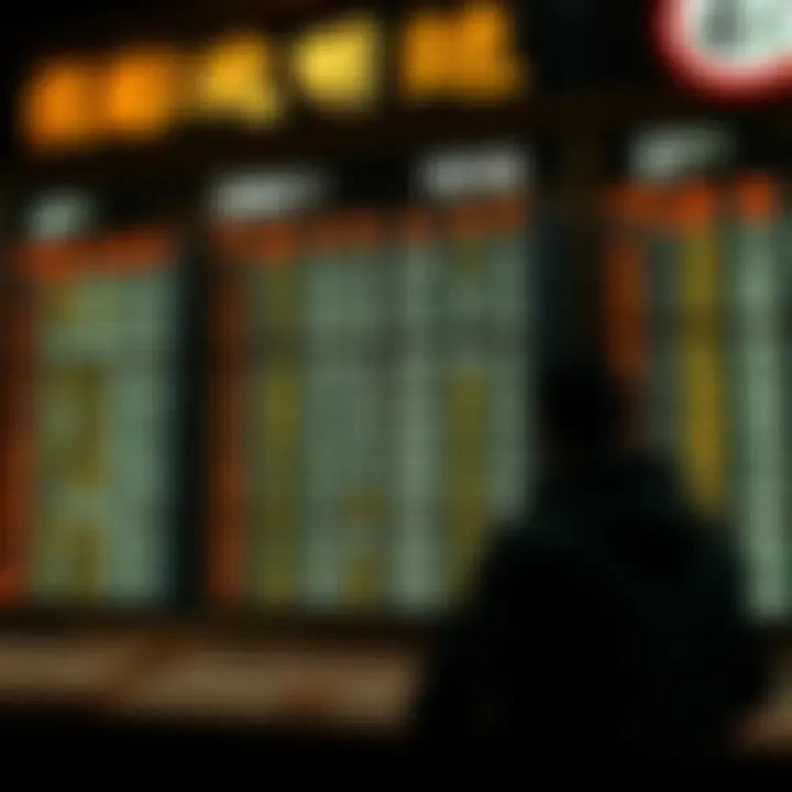 Visual representation of past lottery results