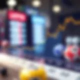 Graph illustrating trends in lottery numbers