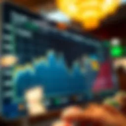 Analysis graph showcasing trends in lottery results