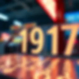 Visual representation of lottery number patterns