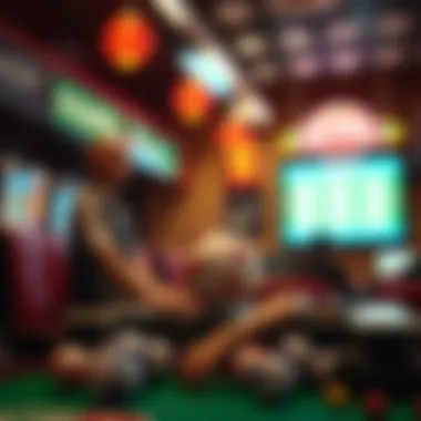 Visual representation of lottery betting tips