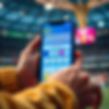 User interface of Lotto Buddy app showcased