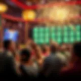 A burst of excitement as lottery numbers are revealed