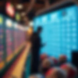 Visual representation of lottery number patterns