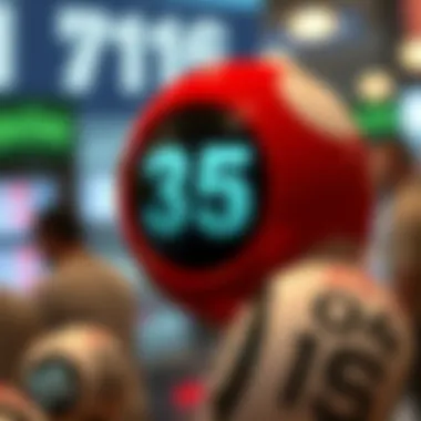 Statistical data visualization for lottery numbers