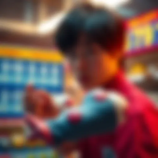 A captivating visualization of lottery numbers and strategies