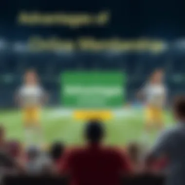 Advantages of Online Membership Diagram showcasing the advantages of joining online services