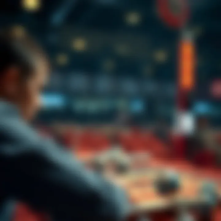 Symbolic representation of personal stories related to lottery experiences