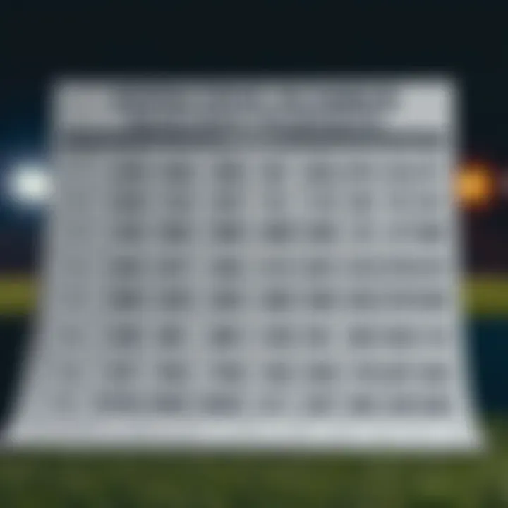 Effective Number Selection Techniques A detailed chart illustrating effective number selection methods