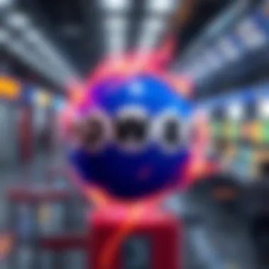 Powerball logo with dynamic energy depiction