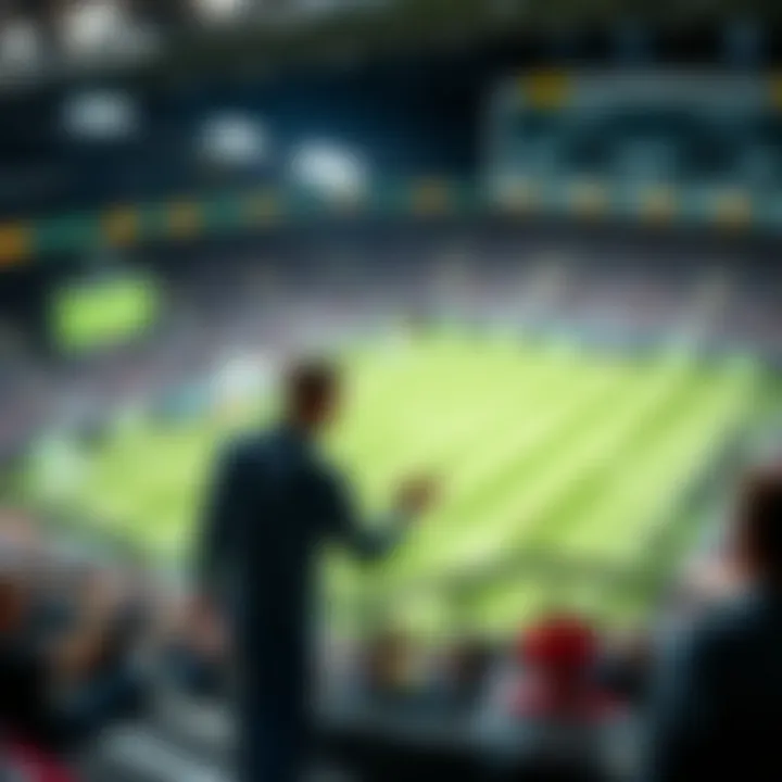 Visual representation of sports betting techniques