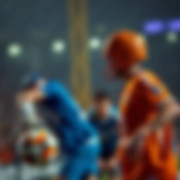 Showcasing the variety of sports available on the platform