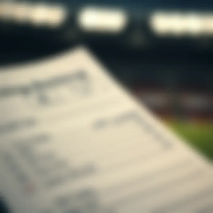 Understanding Betting Odds Close-up of a betting slip with odds