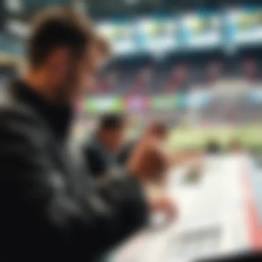 Conceptual representation of betting dynamics