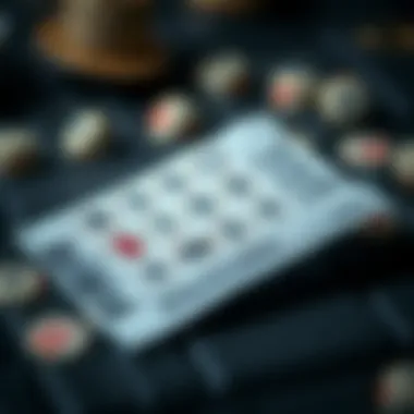 A conceptual image of a lottery ticket