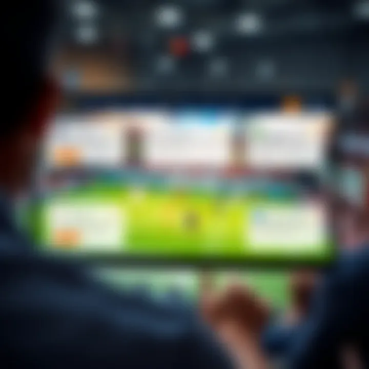 User friendly betting interface showcasing interactive features