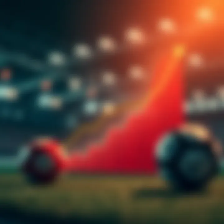 Dynamic graph illustrating the latest trends in Lotto and sports betting