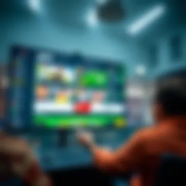 A modern betting interface showcasing various sports options